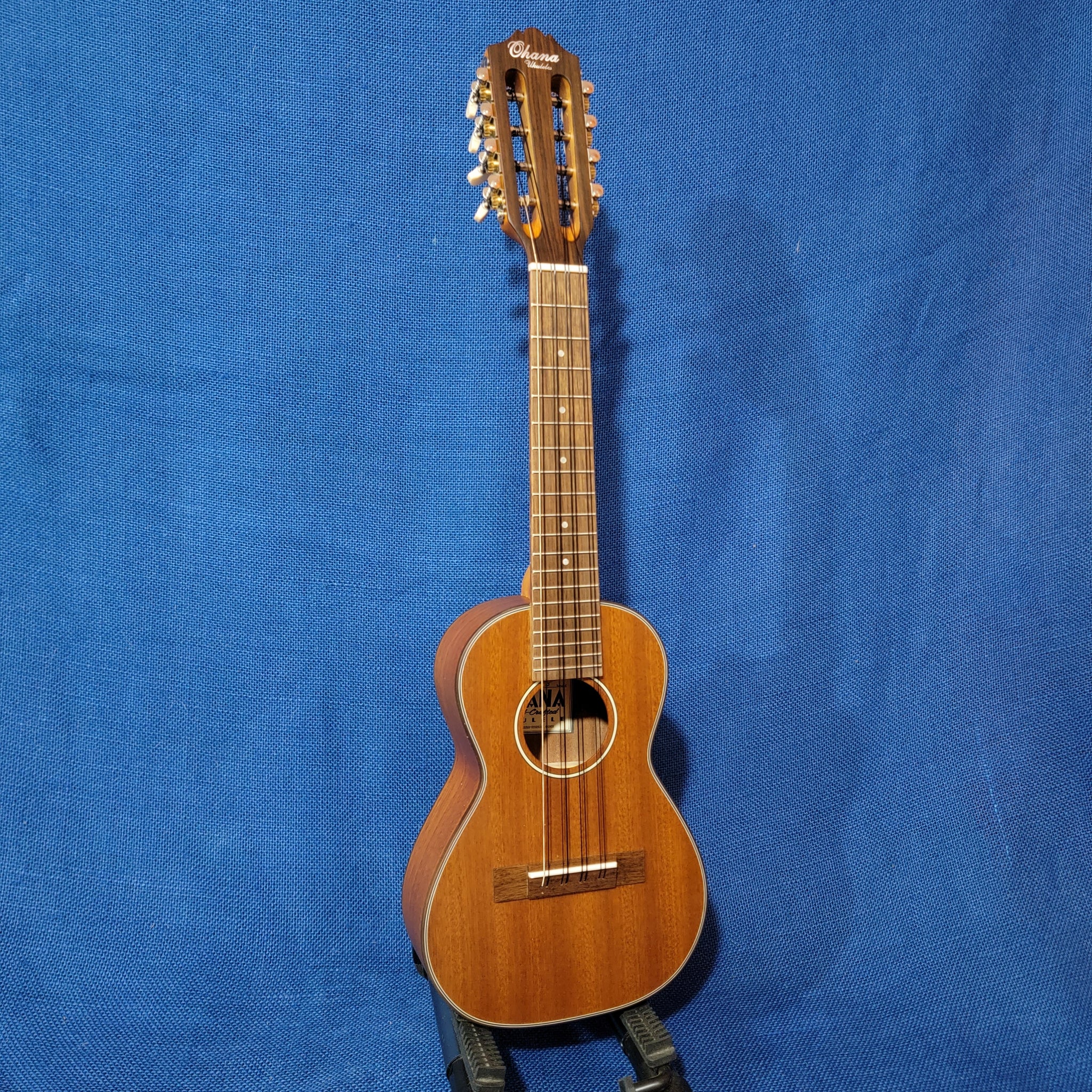 Ohana Concert Taropatch 8 String CK-35-8 All Solid Mahogany Ukulele S8 –  Mim's Ukes