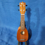 Ohana Sopranissimo Pineapple TTPK-25G Solid Mahogany Teenie Tiny Ukulele P088