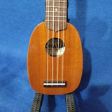 Ohana Sopranissimo Pineapple TTPK-25G Solid Mahogany Teenie Tiny Ukulele P088