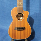 Ohana Concert CK-25C-CL Cynthia Lin Model Solid Mahogany Top Cutaway Ukulele w/ Bag P098