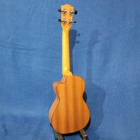 Ohana Concert CK-25C-CL Cynthia Lin Model Solid Mahogany Top Cutaway Ukulele w/ Bag P098