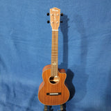 Ohana Tenor TK-25C-CL Cynthia Lin Model Solid Mahogany Top Cutaway Ukulele w/ Bag P119