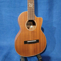 Ohana Tenor TK-25C-CL Cynthia Lin Model Solid Mahogany Top Cutaway Ukulele w/ Bag P122