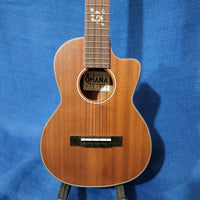 Ohana Tenor TK-25C-CL Cynthia Lin Model Solid Mahogany Top Cutaway Ukulele w/ Bag P122