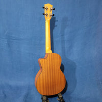 Ohana Tenor TK-25C-CL Cynthia Lin Model Solid Mahogany Top Cutaway Ukulele w/ Bag P122