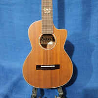 Ohana Tenor TK-25C-CL Cynthia Lin Model Solid Mahogany Top Cutaway Ukulele w/ Bag P124