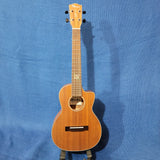 Ohana Tenor TK-25C-CL Cynthia Lin Model Solid Mahogany Top Cutaway Ukulele w/ Bag P124