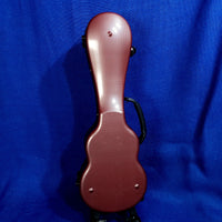 Ohana Soprano Ukulele ABS Hard Case Checkered Red Molded Plastic UCA-21CR