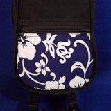 Ohana Soprano Ukulele Gig Bag Blue Hibiscus Hawaiian Print UB-21BL Accessory