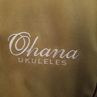 Ohana Concert Ukulele Gig Bag Khaki Tan UB-24TN Accessory