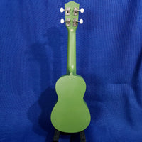 Ohana Soprano Starter Pack SK-10CG Camo Green Ukulele Bag, Tuner, Button, Strap, Chart