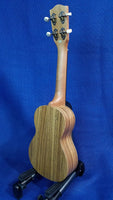 LIQUIDATION:  Ohana Soprano SK-15Z Laminate Zebrawood Setup Ukulele ~172