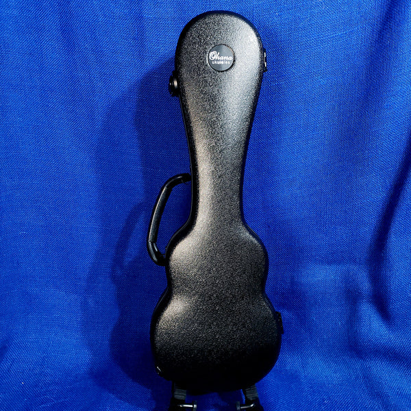 Ohana Soprano Ukulele ABS Hard Case Black Molded Plastic UCA-21BK