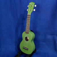 Ohana Soprano Starter Pack SK-10CG Camo Green Ukulele Bag, Tuner, Button, Strap, Chart