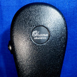 Ohana Soprano Ukulele ABS Hard Case Black Molded Plastic UCA-21BK