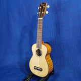 Ohana Soprano SK-70WG Blem Solid Spruce Top/ Laminate Willow Ukulele .163