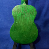 Ohana Soprano SK-15WGN Green Laminate Willow Ukulele M291