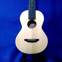 LIQUIDATION: (Read Description)The Rebel Tenor Double Cheesecake All Solid Spruce / Mahogany Ukulele w/ Bag U364