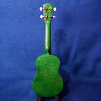 Ohana Soprano SK-15WGN Green Laminate Willow Ukulele M291