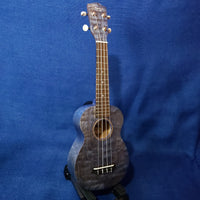 Ohana Soprano SK-15WBL Steel Blue Laminate Willow Ukulele M289